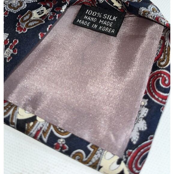 Vintage‎ Disney Mickey Mouse Balancine "The Tie Works" Men's Silk Tie USA Made - Picture 4 of 4